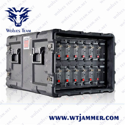 20 - 3600MHz RF 800 Meters 260w Car Signal Jammer
