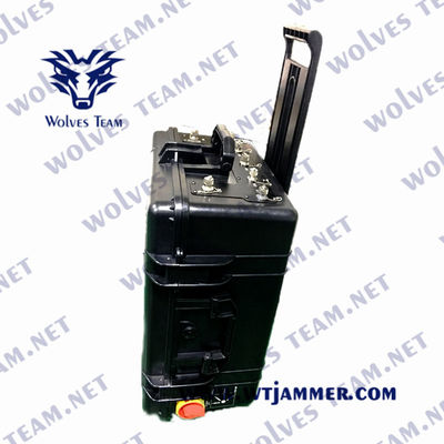 8 Bands Military Waterproof Outdoor Portable RF GPS WIFI Signal UAV Drone Jammer