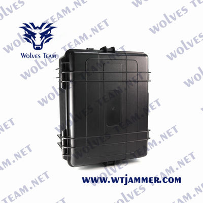 8 Bands Military Waterproof Outdoor Portable RF GPS WIFI Signal UAV Drone Jammer