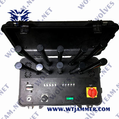 6 Bands 2500 Meters 600W Drone Signal Blocker