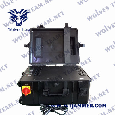 5 Bands Waterproof Prison Mobile Phone Signal Jammer​​​​​​​ 100m Shielding Range Blocker