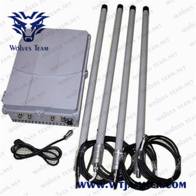 Antenna Type 200m 350W Cell Phone Jamming Device