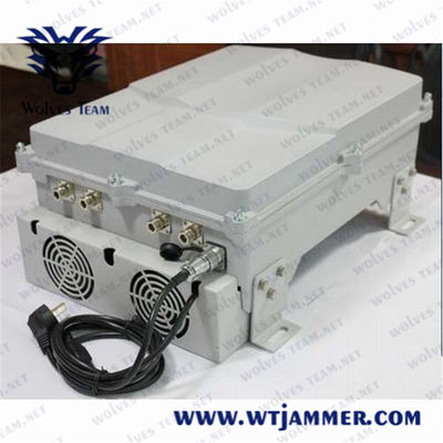 Antenna Type 200m 350W Cell Phone Jamming Device