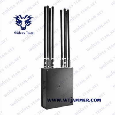 Lightweight 6 Channels CDMA GSM RF Backpack Signal Jammer