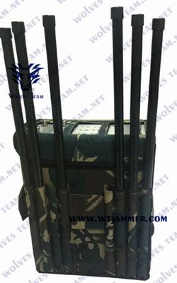 6 Bands 100 Meters 80W RF Manpack Jammer For Military Units