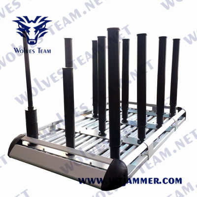 WIFI 4G 5G VHF UHF 1000W Waterproof Signal Jammer