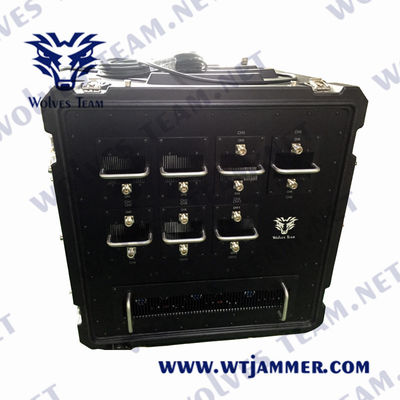 Portable Cell Phone RF Signal Jammer High Power Vehicle Bomb Jammer With DDS Convoy Jamming System