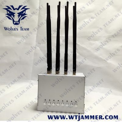 8 Bands GSM CDMA Desktop Signal Jammer GPS 3G 4G 16W