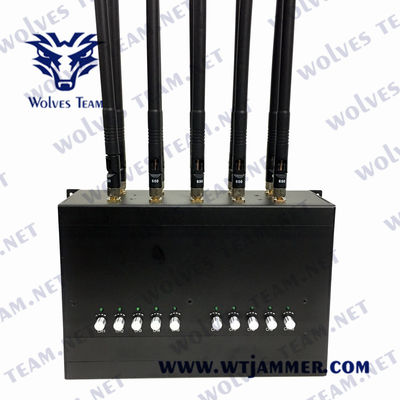 10 Bands 30m 20W Network Signal Jammer GPS 3G 4G CDMA
