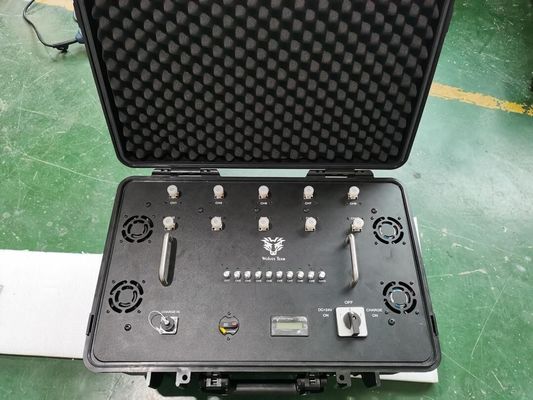 EIRP 15W GSM 3G 4G 5G Mobile Signal Jammer 100m Handheld