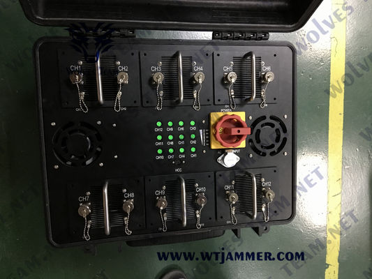 800M RF Signal Military Bomb Jammer With DDS Convoy System