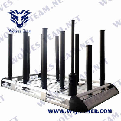 LED Display 330W Waterproof Bomb Jammer 20-6000Mhz Portable