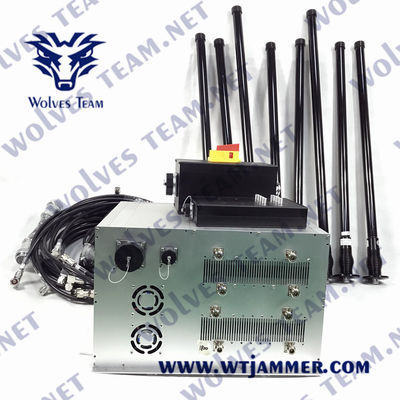 TNC Antenna 500W Vehicle Bomb Jammer Waterproof Radio Controlled 500m