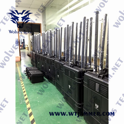 UMTS LTE Portable GSM Waterproof Bomb Jammer 350W For Police Military