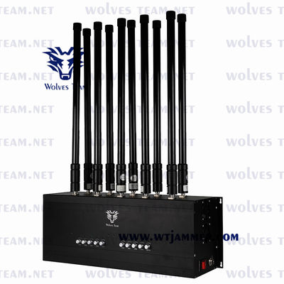 Indoor 16 bands 3G 4G 5G Cell Phone Jammer Lojack Remote Control All Phone Bands Signal Jammer