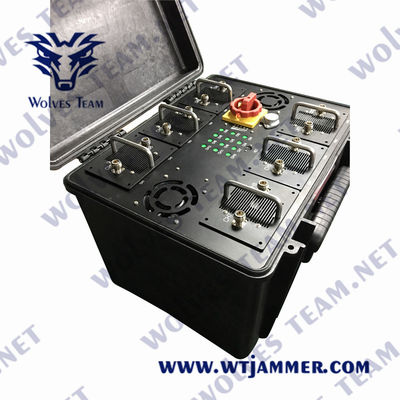330W 800m IED RF Bomb Jammer FCC 6000MHz Vehicle Bomb Jammer