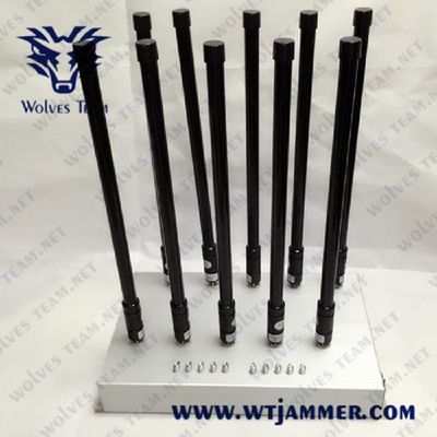 10 Bands 5G 20W Cell Phone Signal Jammer 36W GSM 3G WIFI 5.8G