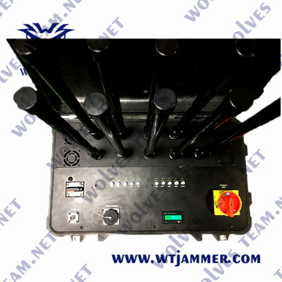 894MHZ CDMA Portable Signal Jammer PCS DCS 220W Cell Phone Signal Jammer