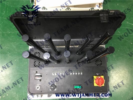 894MHZ CDMA Portable Signal Jammer PCS DCS 220W Cell Phone Signal Jammer