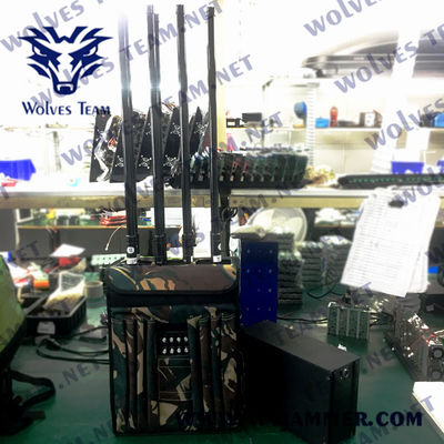 EOD Backpack 150m Military Signal Jammer 1880MHz DCS Manpack RF Jammer