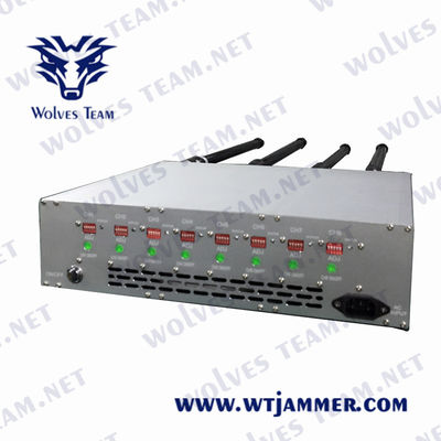 GSM CDMA PCS DCS Cellular Signal Jammer AC110-220V 35W LTE