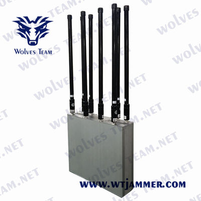 GSM CDMA PCS DCS Cellular Signal Jammer AC110-220V 35W LTE