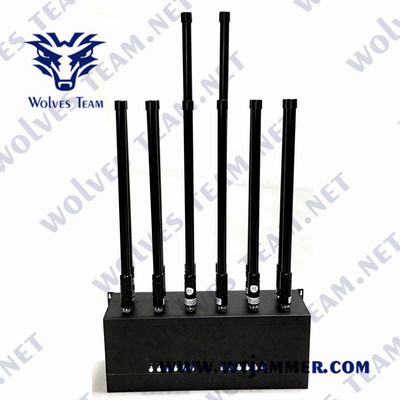 GSM DCS 3G 4G Lojack Mobile Signal Blocker 60W WIFI GPS RF Jammer