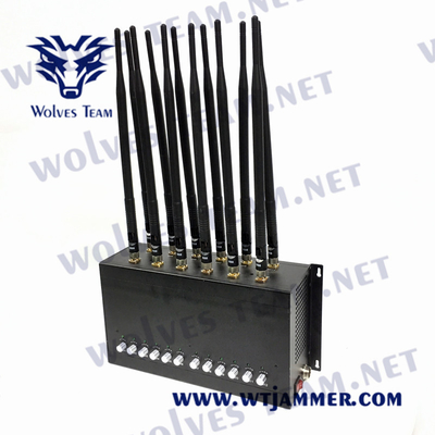 CDMA 24W Mobile Phone Blocker Jammer 12 Antennas DCS GSM GPS WIFI
