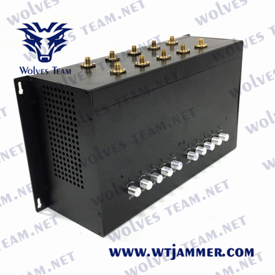 90W Cell Phone Jammer 3G DCS PHS 4G 5G Jammer CDMA GSM With AC Adapter