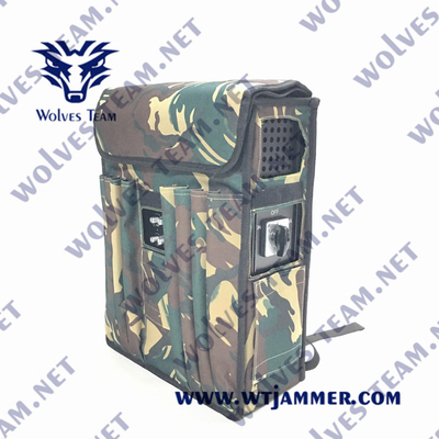 5.8G WiFi RF Backpack Signal Jammer 90W GSM DCS Anti Terrorism