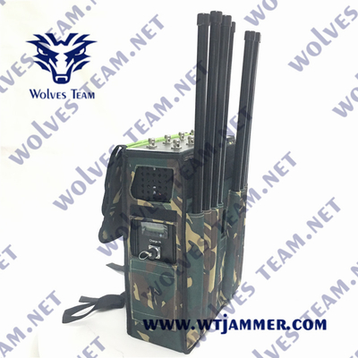 5.8G WiFi RF Backpack Signal Jammer 90W GSM DCS Anti Terrorism