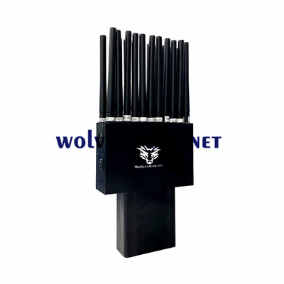 868MHz Indoor 3G 4G 5G Signal Jammer GPS L1 L2 L5 Lojack WiFi GPS RF 22 Bands