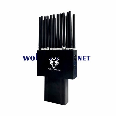 22 Bands 22W RF Signal Jammer Cell Phone GSM 3G 4G 5G Wifi GPS Lojack