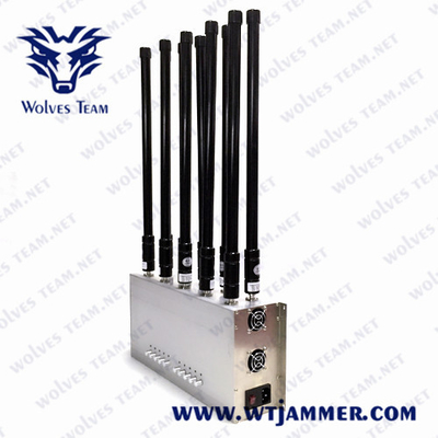 3200-3600MHz Cellular Signal Jammer GPS Lojack 3G 4G 5G VHF UHF 5G