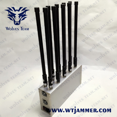 3200-3600MHz Cellular Signal Jammer GPS Lojack 3G 4G 5G VHF UHF 5G