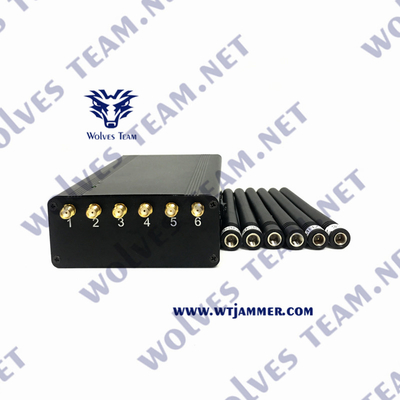 Synthesized 2W Portable GPS Jammer L1 L2 L3 L4 L5 GPS 5 Antennas