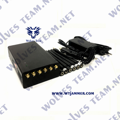 Synthesized 2W Portable GPS Jammer L1 L2 L3 L4 L5 GPS 5 Antennas