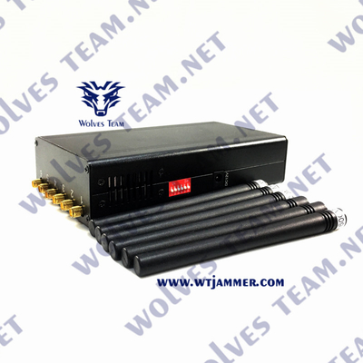 Synthesized 2W Portable GPS Jammer L1 L2 L3 L4 L5 GPS 5 Antennas