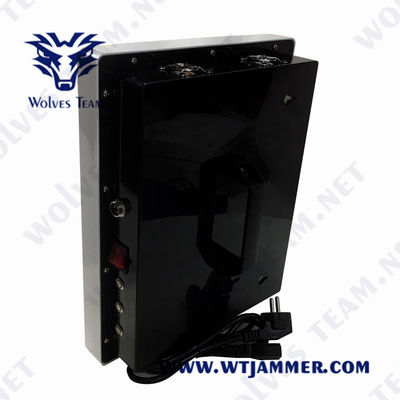 GSM WIFI 2.4G GPS Drone Signal Jammer 3 Bands 15w Waterproof