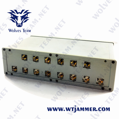 GPS Lojack 70W Mobile Phone Jammer 14 Bands 240VAC UHF VHF GSM 3G 4G 5G