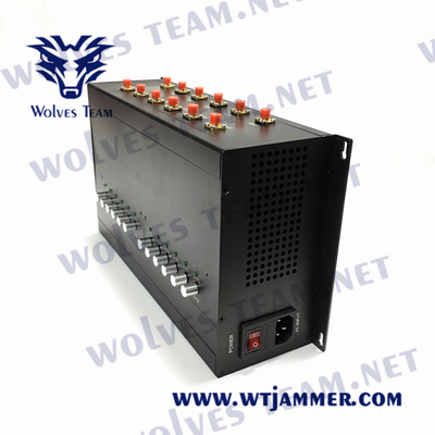 GSM CDMA 240VAC Lojack Jammer 12 Band VHF UHF 24W For Cell Phone