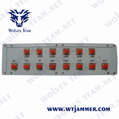 400-500MHz Mobile Phone Jammer 16 Antennas WIFI UHF VHF GSM CDMA