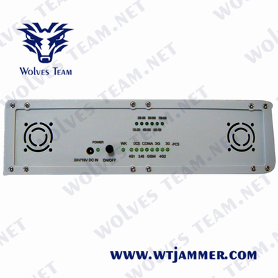 400-500MHz Mobile Phone Jammer 16 Antennas WIFI UHF VHF GSM CDMA