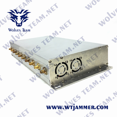 CDMA GSM Cellular Signal Jammer 10W UHF VHF 3G 4G 5G 240VAC WiFi