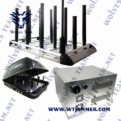PCS DCS IED Bomb Jammer 315MHz UHF VHF Blocker Vehicle Bomb Jammer