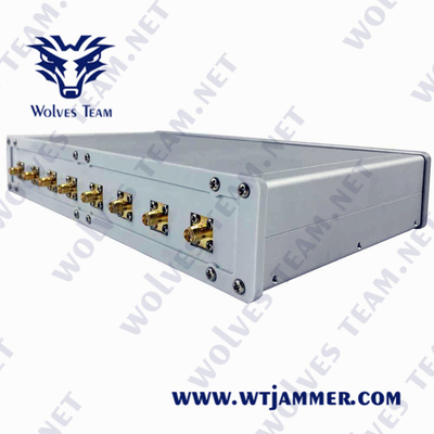 3G 4G 5G WiFi Lojack GPS Signal Jammer CDMA GSM 50W With AC Adapter