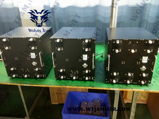 GSM PCS Vehicle Signal Jammer 3G 4G 5G WIFI GPS VHF UHF 500W CDMA