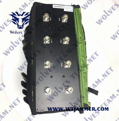 Military EOD Backpack Signal Jammer GSM 80 Watt Manpack RF Jammer