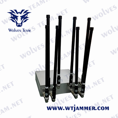 CDMA GSM Mobile Phone Jammer DCS 3G 4G 5G 240VAC 100m Lojack