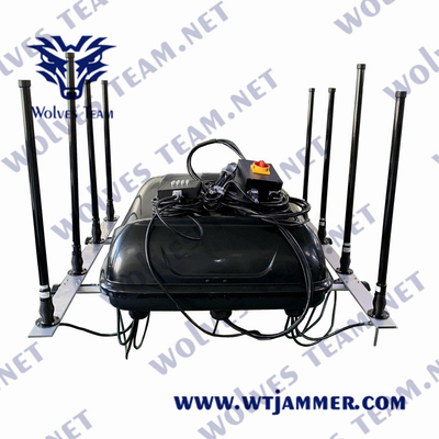 500 Watt Vehicle Signal Jammer DDS Lojack GSM WIFI GPS 500 Meters